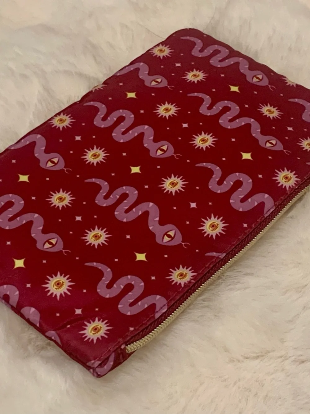 Ipsy Cosmetic Bag Spooky Season Set - Red, Black, Purple, Black & White - Picture 2 of 5